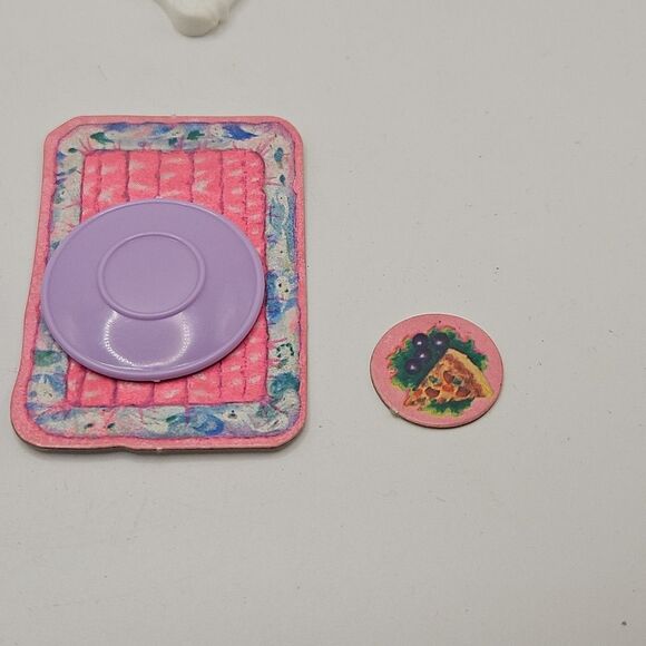 Vtg Barbie Sweet Roses Dining Lazy Susan Vegetable Platter Replacement Parts 80s - Picture 10 of 16